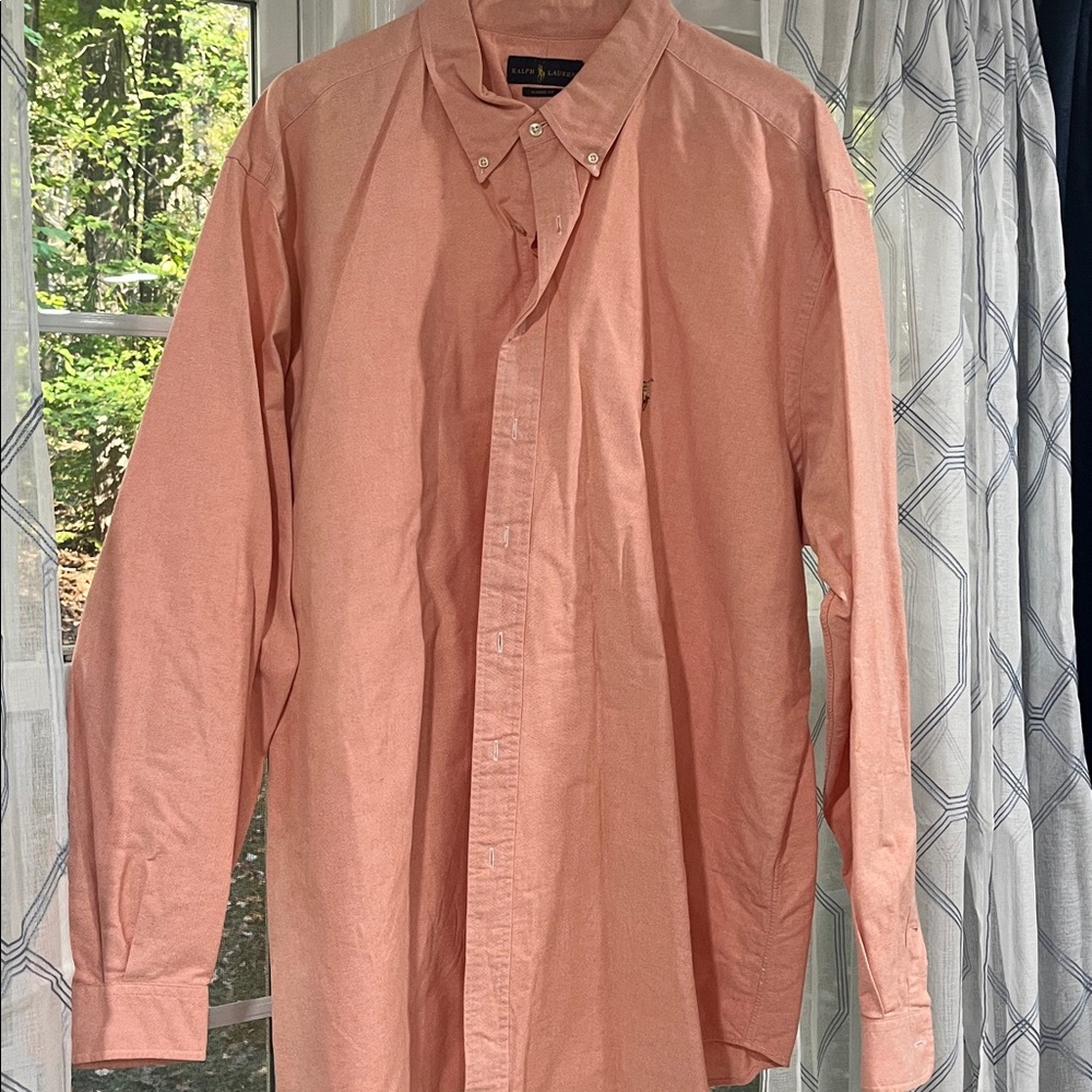 Ralph Lauren Light Orange Classic Fit Shirt